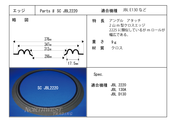 スピーカーエッジ