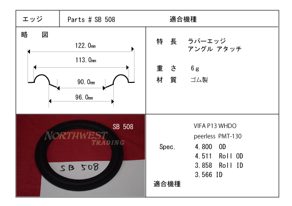 画像1: コーン紙内径96.0ミリ　ゴム製　汎用　ペア